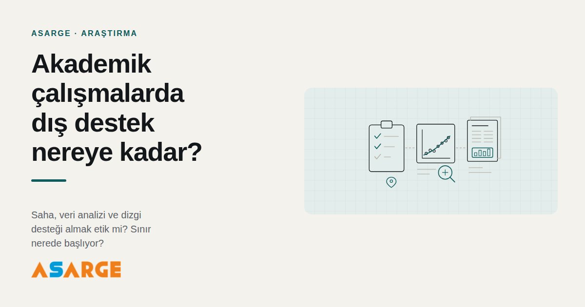 Akademik araştırma desteği: saha, analiz ve dizgi